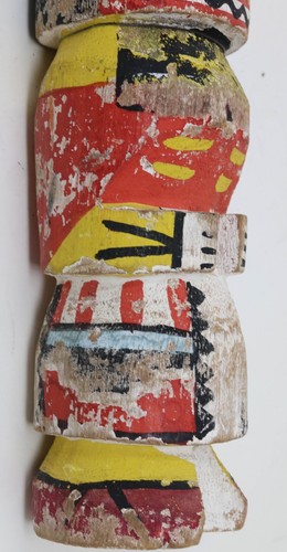 Four Antique Hopi Kachina Dolls Pueblo Indian Painted Wood Carved Sculptures VTG - Picture 20 of 20