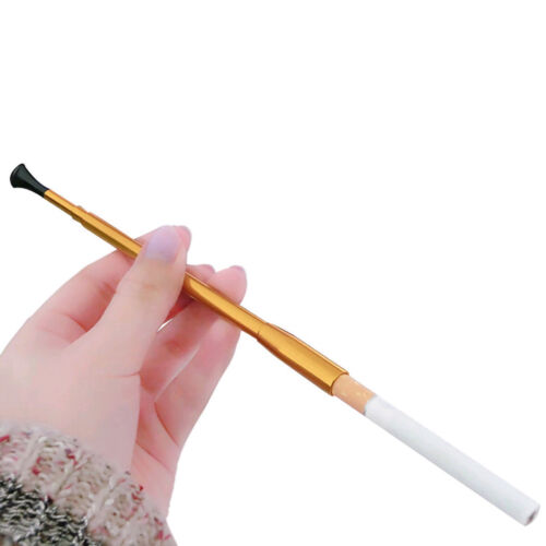 Filtro extensible para portacigarrillos telescópico de aluminio vintage para mujer dama - Imagen 3 de 8