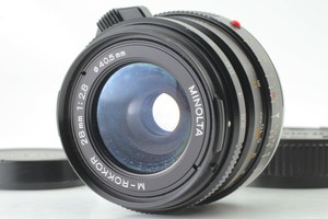 EXCELLENT-MINOLTA-M-ROKKOR-28mm-f-2-8-Leica-M-Mount-for-CL-CLE-from-Japan