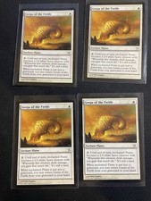 MtG X4 Genju Of The Fields Betrayers Of Kamigawa Magic the Gathering