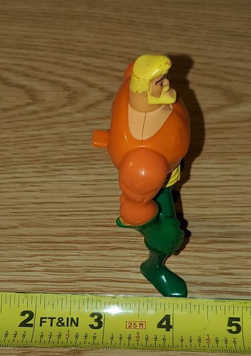 2010 DC Comics Justice League AQUAMAN McDonald's Toy Action Figure Approx. 4" - Picture 10 of 10