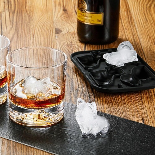 Bandeja de cubitos de hielo 3D Corgi perro formas divertidas molde de hielo Corgi para cóctel de whisky 1-3 piezas - Imagen 2 de 6