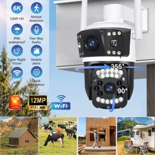 Security Camera WiFi Wireless Outdoor PIR Detection Night Vision Surveillance