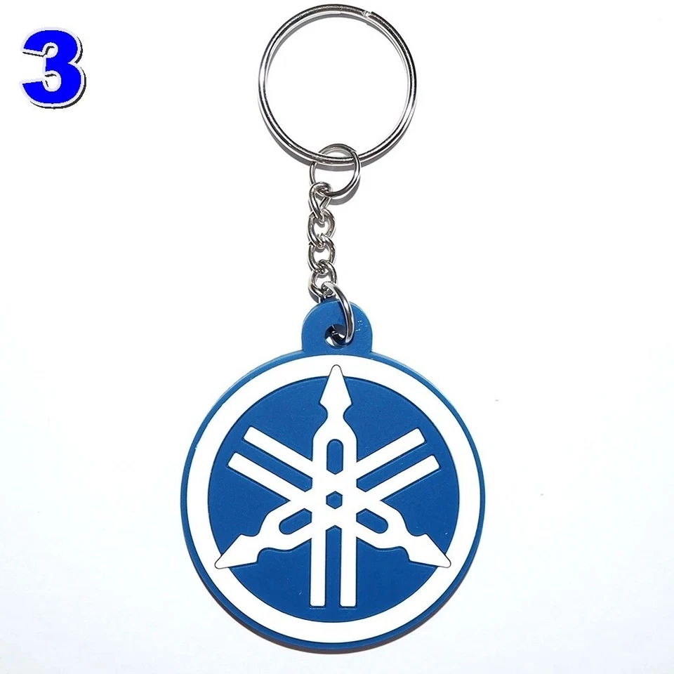 C13 Yamaha Rubber Keychain Keyring Motorcycle KeyRing Racing Collectables Gift - Image 3 of 4