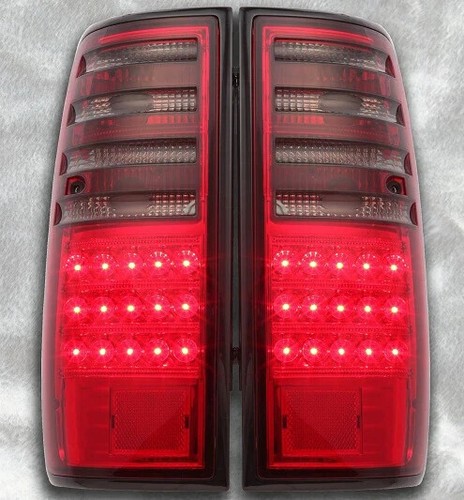 Aftermarket Smoked LED Taillights Rear Lamps for Toyota 80 Series Land Cruiser - Picture 2 of 3