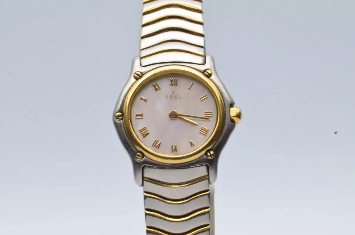 Ebel Sport Classique Women s Watch 1057901 Steel 18K Gold Vintage Watch 23MM