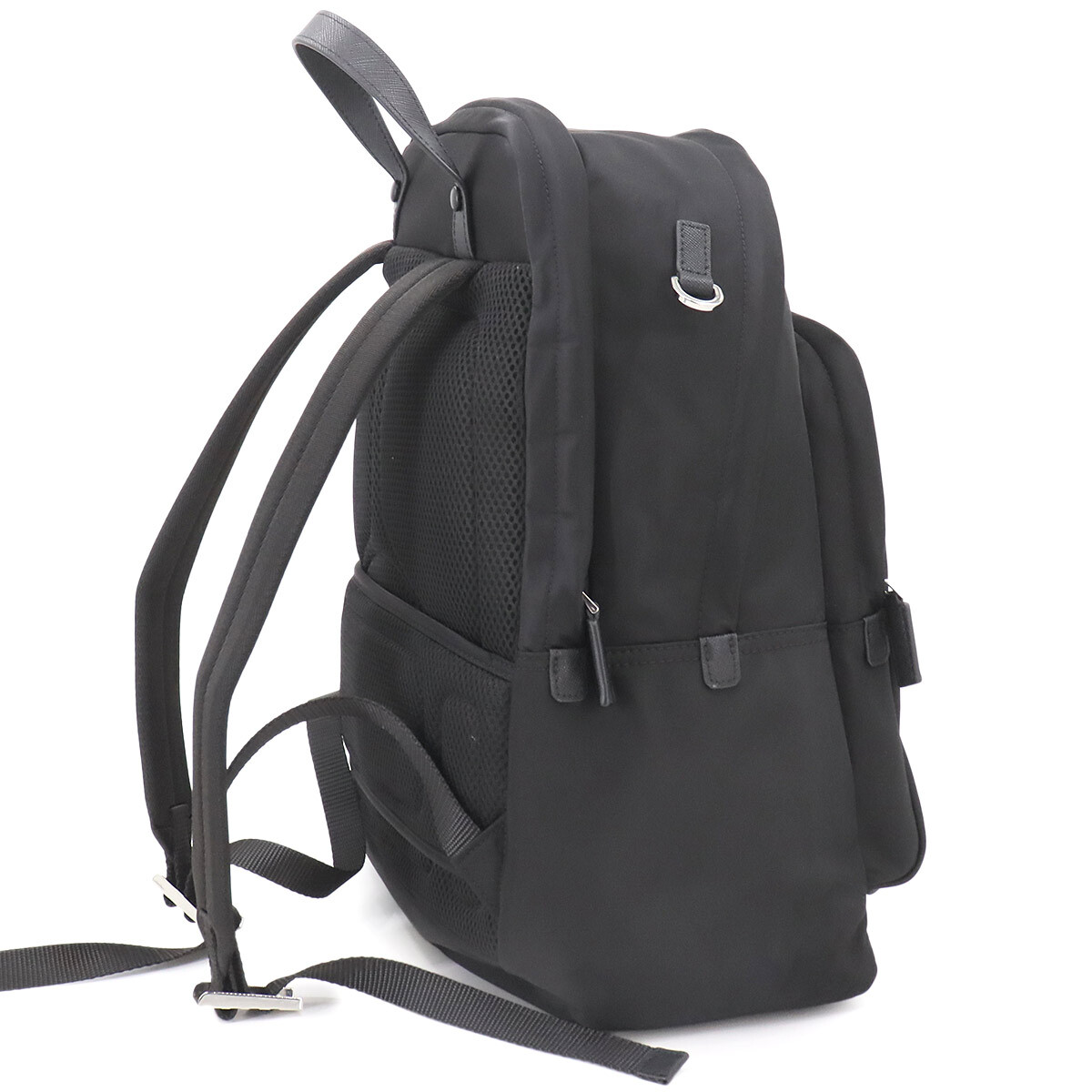PRADA Backpack Nylon Saffiano Leather Black 2VZ048 Purse PRADA Backpack Nylon Saffiano Leather Black 2VZ048 Purse