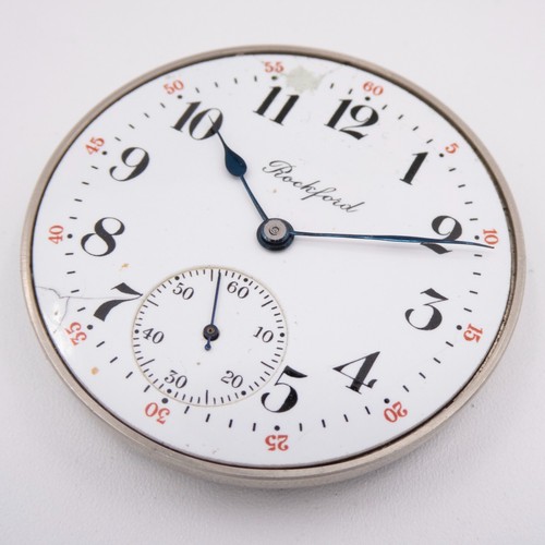 Movimiento Reloj Bolsillo Antiguo Rockford Grado 335 Modelo 2 Talla 12 17 Joyas - Imagen 3 de 4