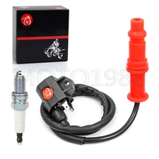 Ignition Coil & Spark Plug FOR Polaris Ranger 400 500 , Sportsman 500 4x4 HO 6x6