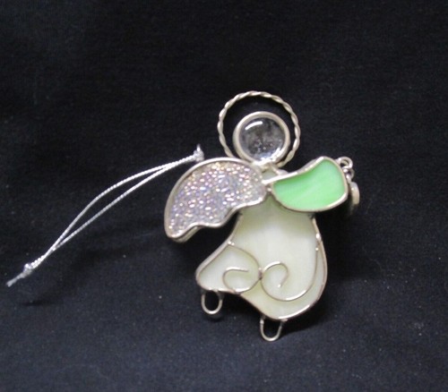Ganz, Stained Glass Angel Ornament, with Charm, 7 Styles. Group #1 - Picture 17 of 28