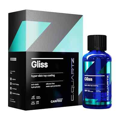 CarPro Gliss Top Coat Keramik Versiegelung Lackversiegelung Lackschutz Set 100ml