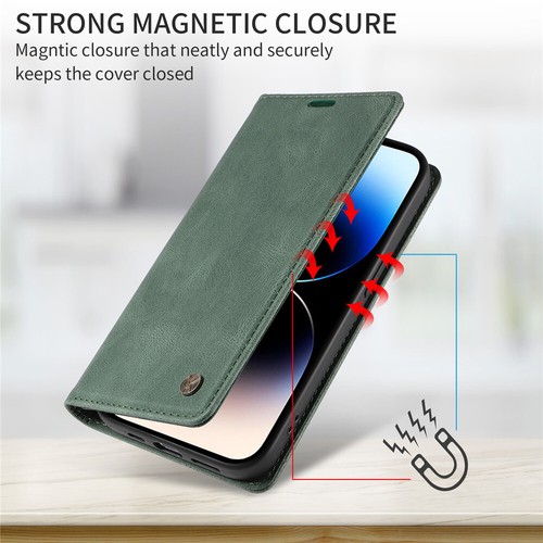 For iPhone 16 16e 15 14 13 12 11 Pro Max XS 8 Magnetic Leather Case Wallet Cover - Picture 4 of 109