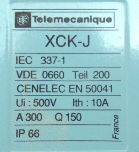 Telemecanique XCK-J und ZCK-E67 Endschalter Positionsschalter - 第 2/7 張圖片