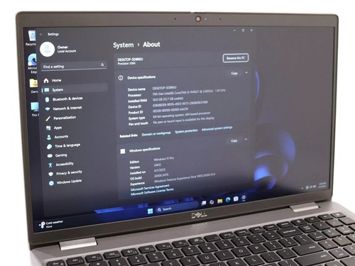 Dell Precision 3560 15.6" Laptop i5 11th Gen 16GB RAM 512GB SSD Win 11 Pro - Picture 9 of 9