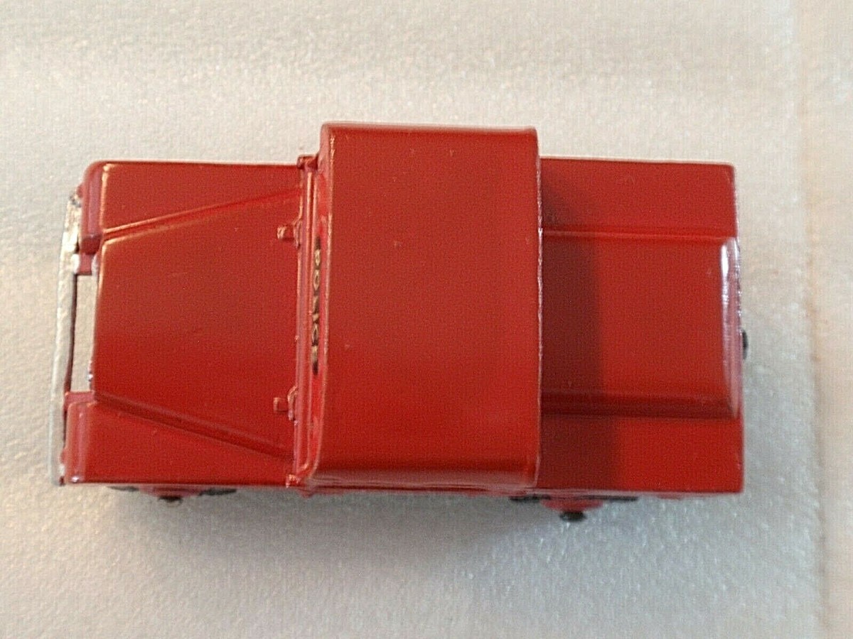 Dinky Toys No. 255 Mersey Tunnel Red Land Rover Restored