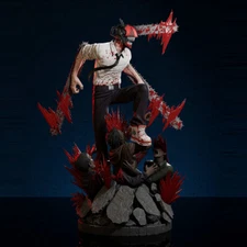 Denji 1/8 1/6 3D print Figure Model Kit Unpainted Unassembled Garage Kit