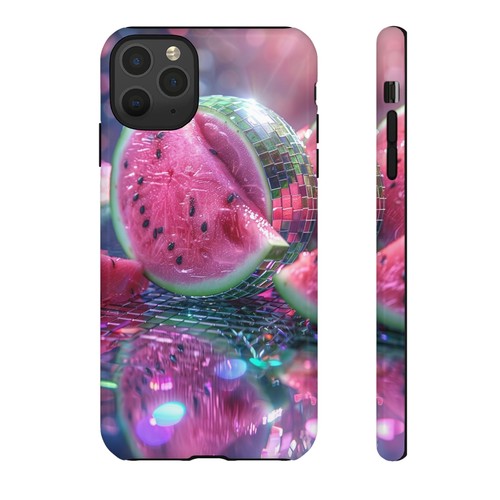 Watermelon Disco Ball Fruit Phone Case for iPhone, Samsung Galaxy, Pixel - 第 81/161 張圖片