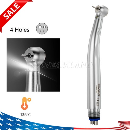10 x SANDENT Dental LED E-generator Fiber Optic High Speed Handpiece 4 Hole CDM4 - Picture 5 of 24
