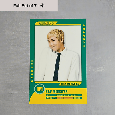 ミュージック BTS  3RD MUSTER BTS 3rd Muster Seoul ARMY Zip+ Official Player Card Set - RM