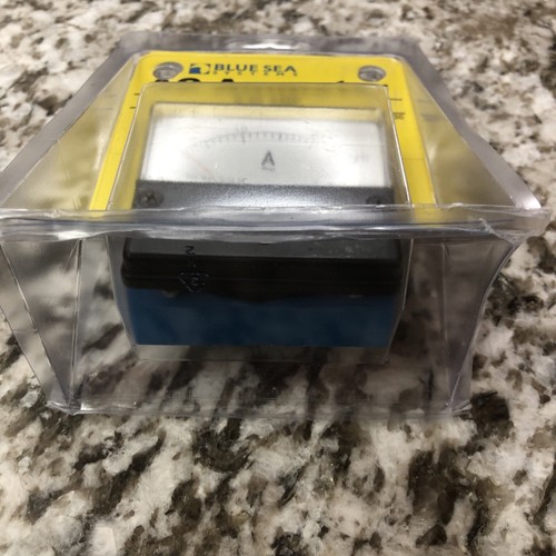 Blue Sea Systems 9630 AC Analog Ammeter 0-50 Amp w/ Coil Backlit Meter NEW - Bild 4 von 9