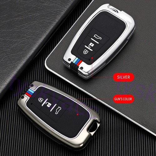 Car Key Case Fob Shell Holder Bag Cover For Toyota RAV4 Highlander Corolla Camry - Picture 3 of 12