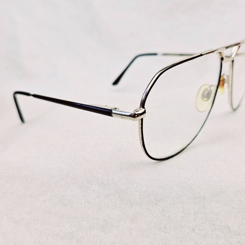Vintage Magnivision Pilotenstil Brillengestell goldfarben Metall leicht - Bild 4 von 8