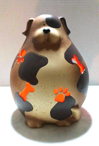 Cracker Barrel Terracotta Dog With LED Light 483853 With Box - Picture 7 of 13