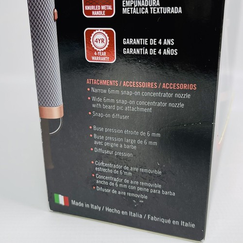 BaByliss PRO Rose FX Hair Dryer Turbo Edition Professional W/Attachments Gold - Picture 21 of 24