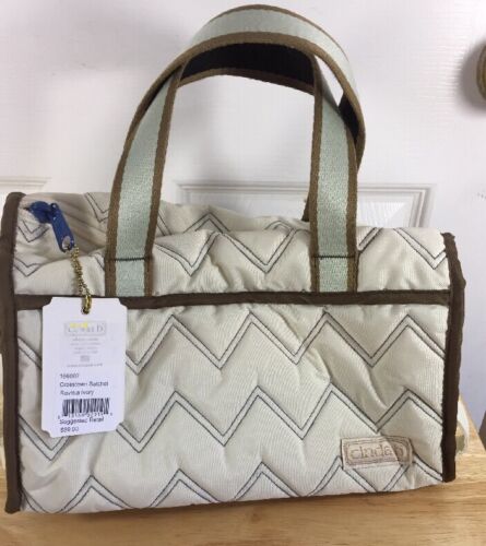 Bolso de Hombro Cinda b Crosstown Lona Ajustable Ravinia Marfil Nuevo - Imagen 2 de 12