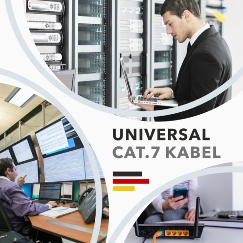 Cat7 Verlegekabel Netzwerkkabel Datenkabel Kat Lan Kabel Ethernet Simplex Duplex - Bild 6 von 66