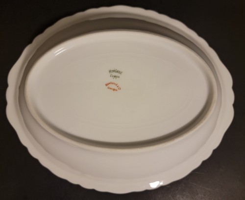 Theodore Haviland Schleiger 215 Oval Vegetable Bowl - Gold Trim - Picture 5 of 9