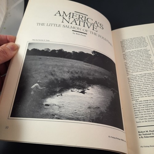 Fly Fishing Heritage Magazine Frühjahr 1987, 25 Seiten aus Ed Shenk Estate - Bild 8 von 11