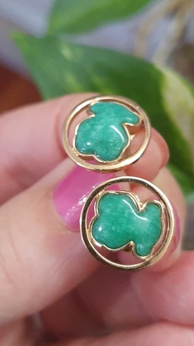 Tous pendientes ositos verde silber Ohrringe earrings oorbellen boucles chic - Imagen 2 de 10