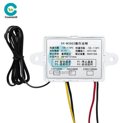 XH-W3002 Digital Control LED Temperature Microcomputer Thermostat Switch - 第 8/28 張圖片