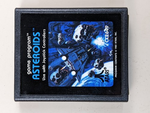 Asteroids (Atari 2600, 1981) Arcade Classic CX2649 in box with Hints & Catalog - Picture 4 of 6
