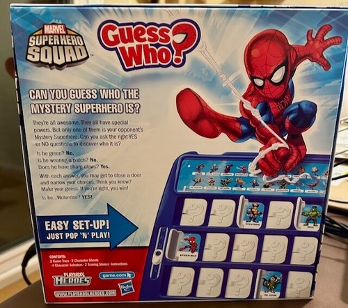 Guess Who? Hasbro Game Kids Marvel Superhero Squad 100% Complete In Box 2012 - Picture 3 of 3