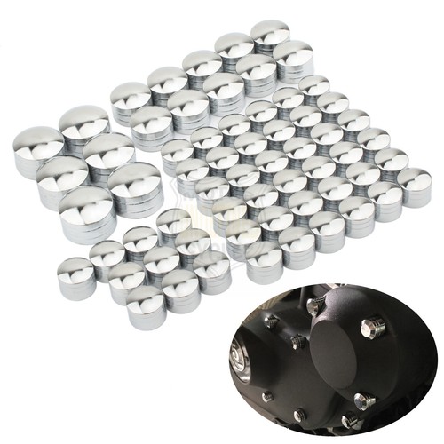 Chrome Engine Topper Bolt Cover Caps For Harley Touring Street Glide Softail M8 - Picture 3 of 10