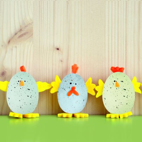 Winlyn 40 Pcs Easter Eggs Artificial Speckled Foam Eggs Pastel Green Blue Dec... - Picture 3 of 9