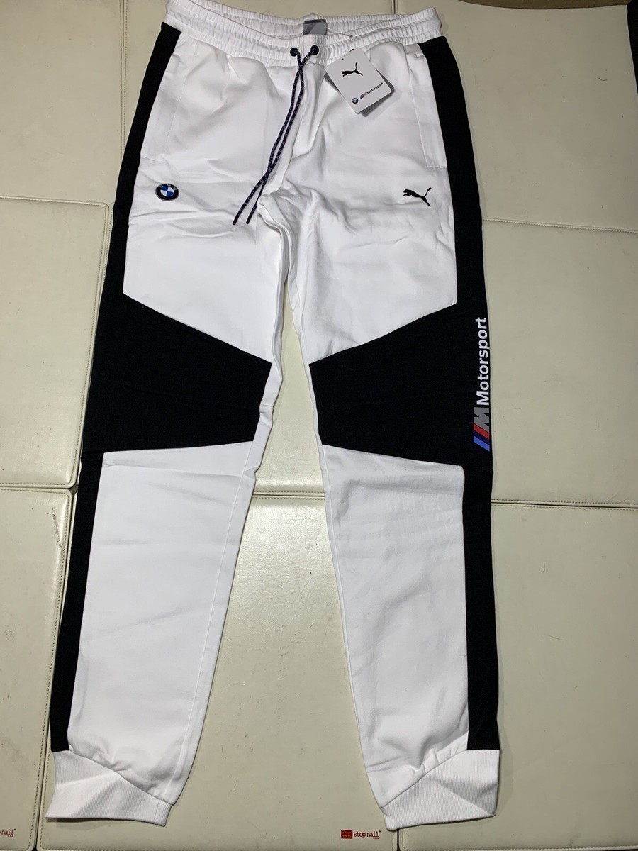 Puma BMW M Motorsport BMW MMS Mens Sweatpants Casual White Size