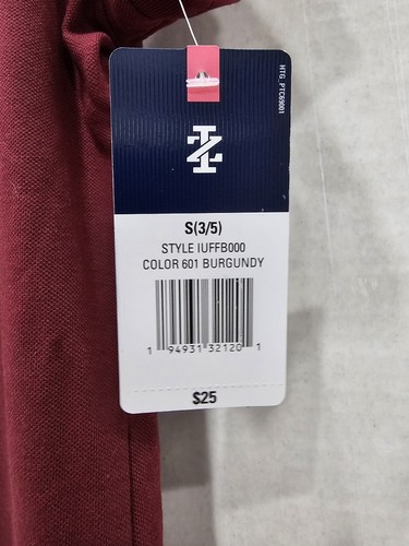 NEW Girls IZOD Approved School wear Uniform Polo Shirt 3/5 Burgundy NWT - Picture 4 of 6