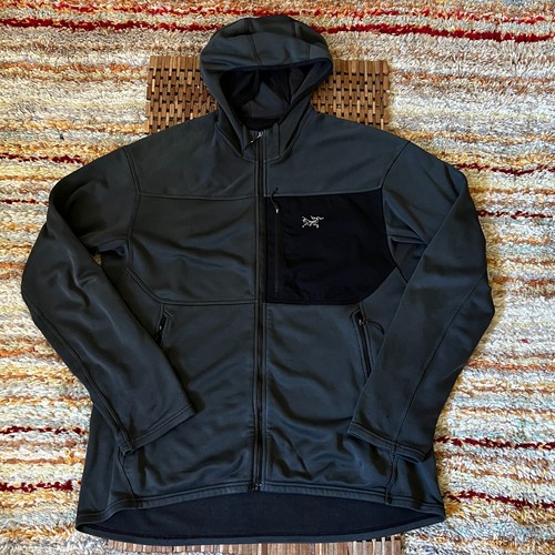 Arc'teryx Fortrez Tech Fleece Hoodie Kapuzenjacke Forge Grau Herren XL