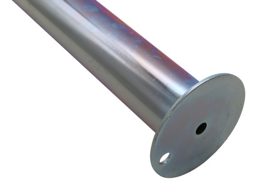 2 x Podpory przyczepy Rura podporowa Podpory postojowe 700mm 70cm Podstawa podporowa + zacisk - Zdjęcie 7 z 12