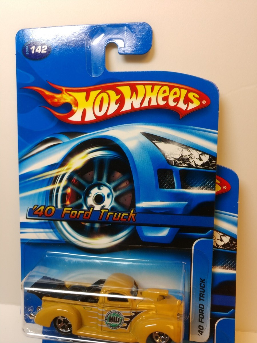 値下げ！トラック　ホットホイール Lot Of 2 Hot Wheels 1940 FORD TRUCK # 142 -Flat Gray