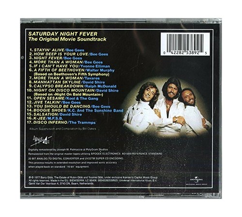 Saturday Night Fever Original Movie Sound Track Audio CD All-Classic Disco Music - Picture 2 of 2