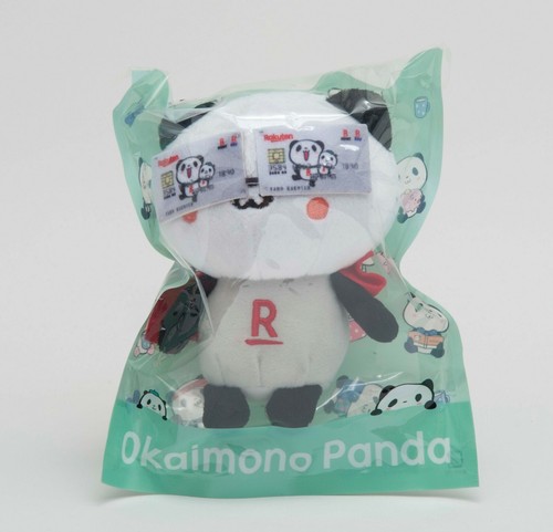 Okaimono Panda Peluche Rakuten Japón Personaje Muñeca Kawaii Tarjeta Hombre Difícil de Encontrar - Imagen 1 de 2