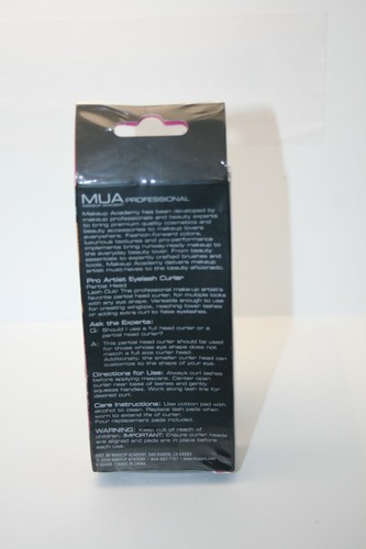 MUA Professional Pro Artist Eyelash Curler Partial Head NEW SEALED - Picture 3 of 3