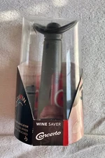 Vacuvin Concerto Wine Saver - Vacuum Pump with Two Wine Stoppers