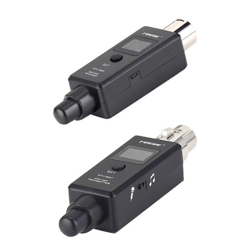 Microphone Wireless Transmitter Receiver Rechargeable Adapter for Speaker