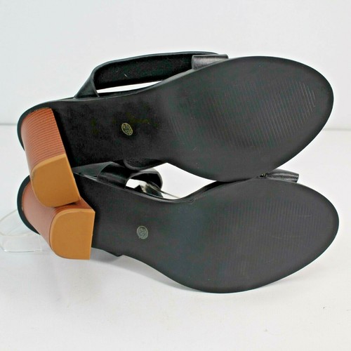 LALA IKAI Women’s Sz 7.5M Black High Heels Sandals Ankle Strappy Grecian Style - Picture 5 of 7