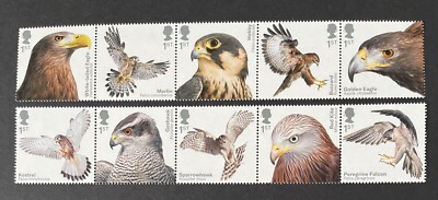 GB 2019 MINT MNH BIRDS OF PREY - FREE UK P&P